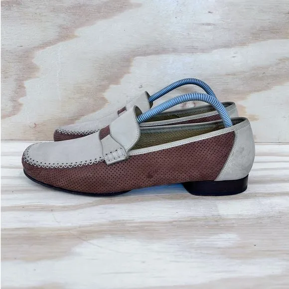 Magnanni - Silas Sasso - Loafers Moccasin - Tan/Brown - Men's - 8.5 - 9904
