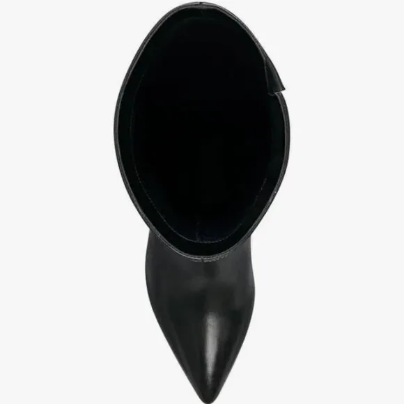 Marc Fisher LTD. Georgiey Pointed Toe Knee High Boot in Black at Nordstrom Rack