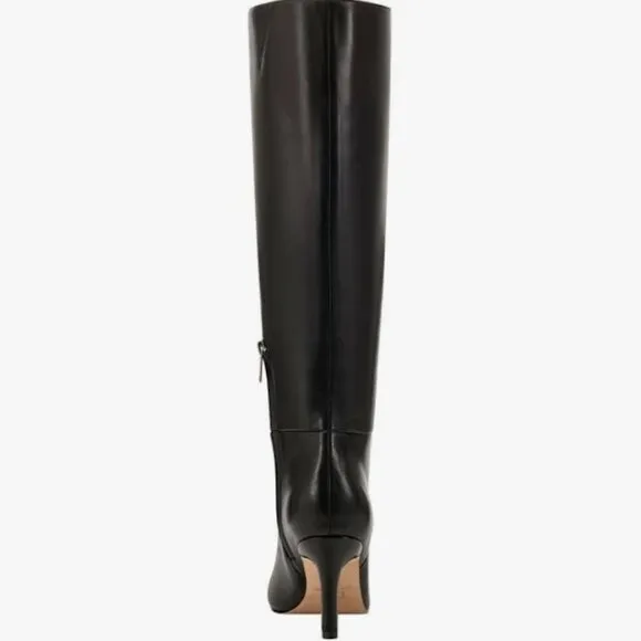 Marc Fisher LTD. Georgiey Pointed Toe Knee High Boot in Black at Nordstrom Rack