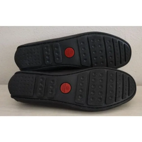 Marc Joseph New York Men Sz 8.5 Black Grainy Leather Nebraska Loafers Shoes