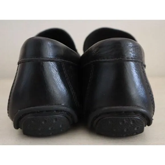 Marc Joseph New York Men Sz 8.5 Black Grainy Leather Nebraska Loafers Shoes