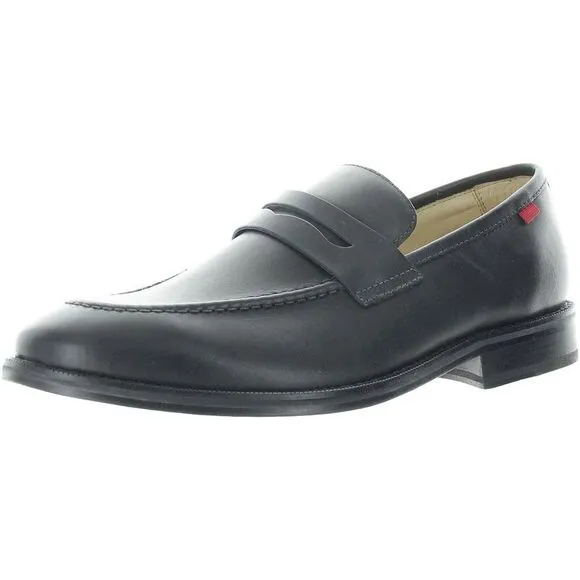 Marc Joseph Womens Black Suede Loafers Shoes New