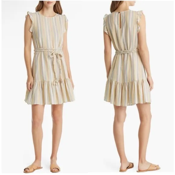 MARINE LAYER Laney Mini Beachy Stripe Dress