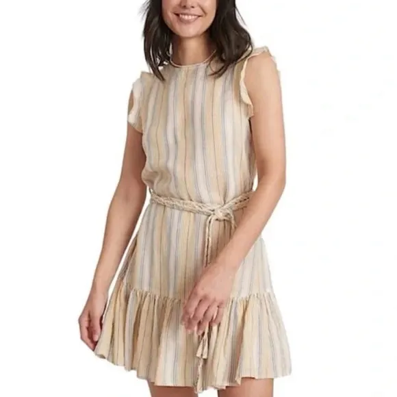 MARINE LAYER Laney Mini Beachy Stripe Dress