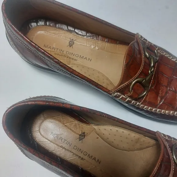 Martin Dingman Leather Loafers Size 10M