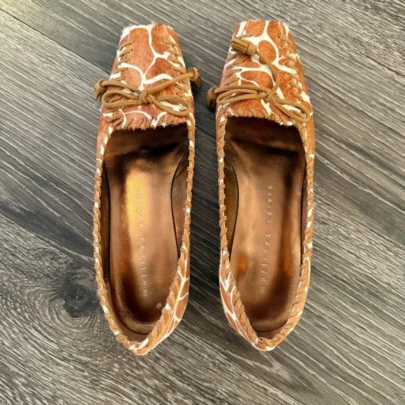 Martinez Valero Giraffe Print Shoes
