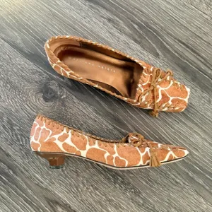 Martinez Valero Giraffe Print Shoes