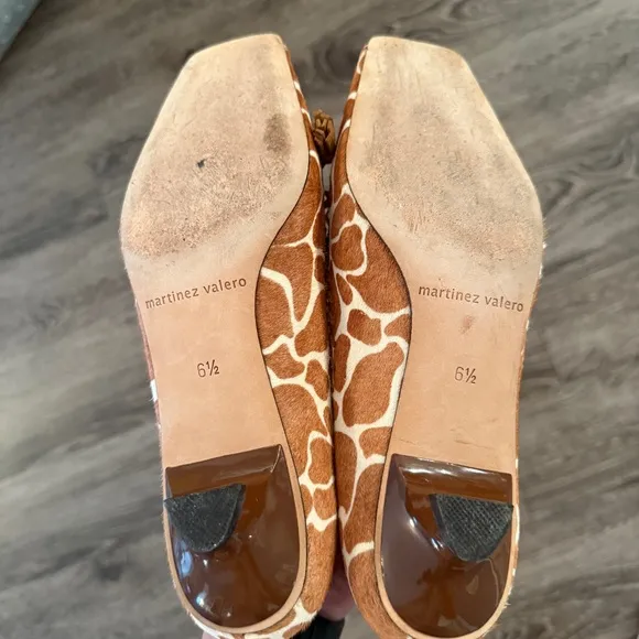 Martinez Valero Giraffe Print Shoes