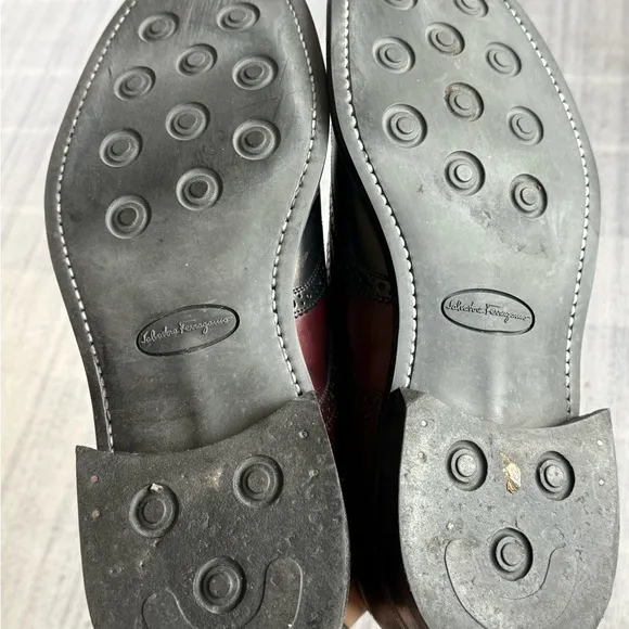 Men's Black and Brown Leather Shoes