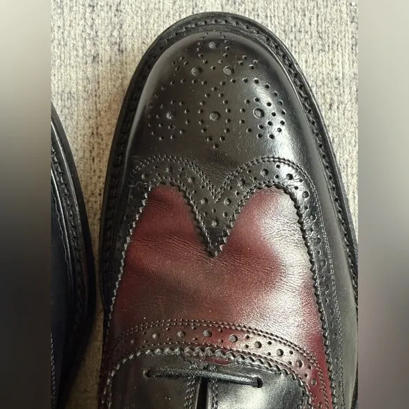Men's Black and Brown Leather Shoes
