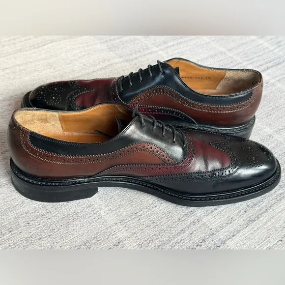 Men's Black and Brown Leather Shoes