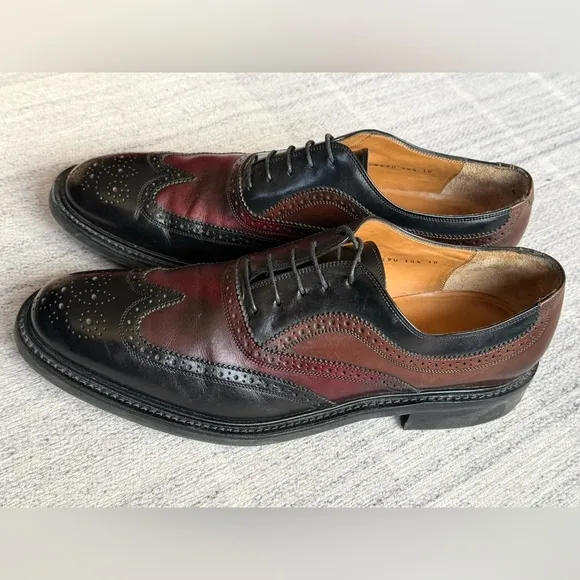 Men's Black and Brown Leather Shoes