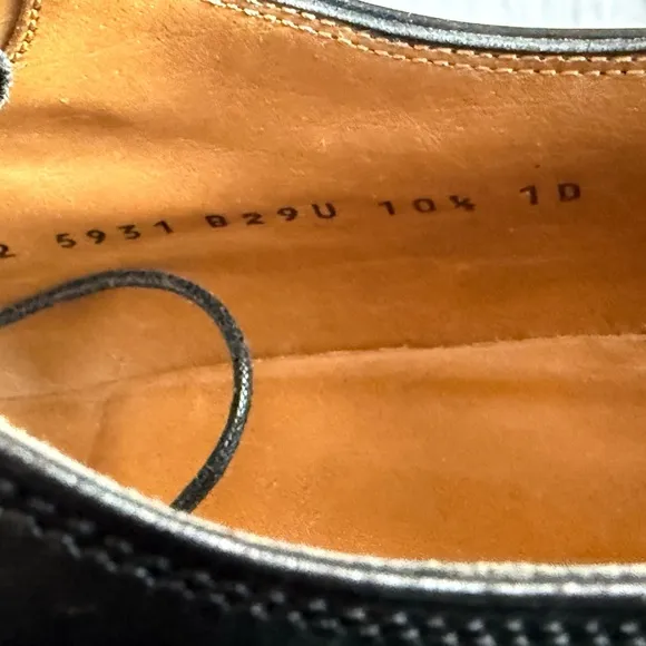 Men's Black and Brown Leather Shoes