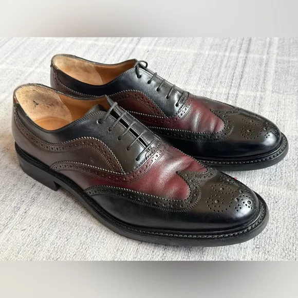 Men's Black and Brown Leather Shoes