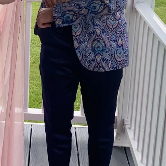 Men's Blue Paisley Blazer