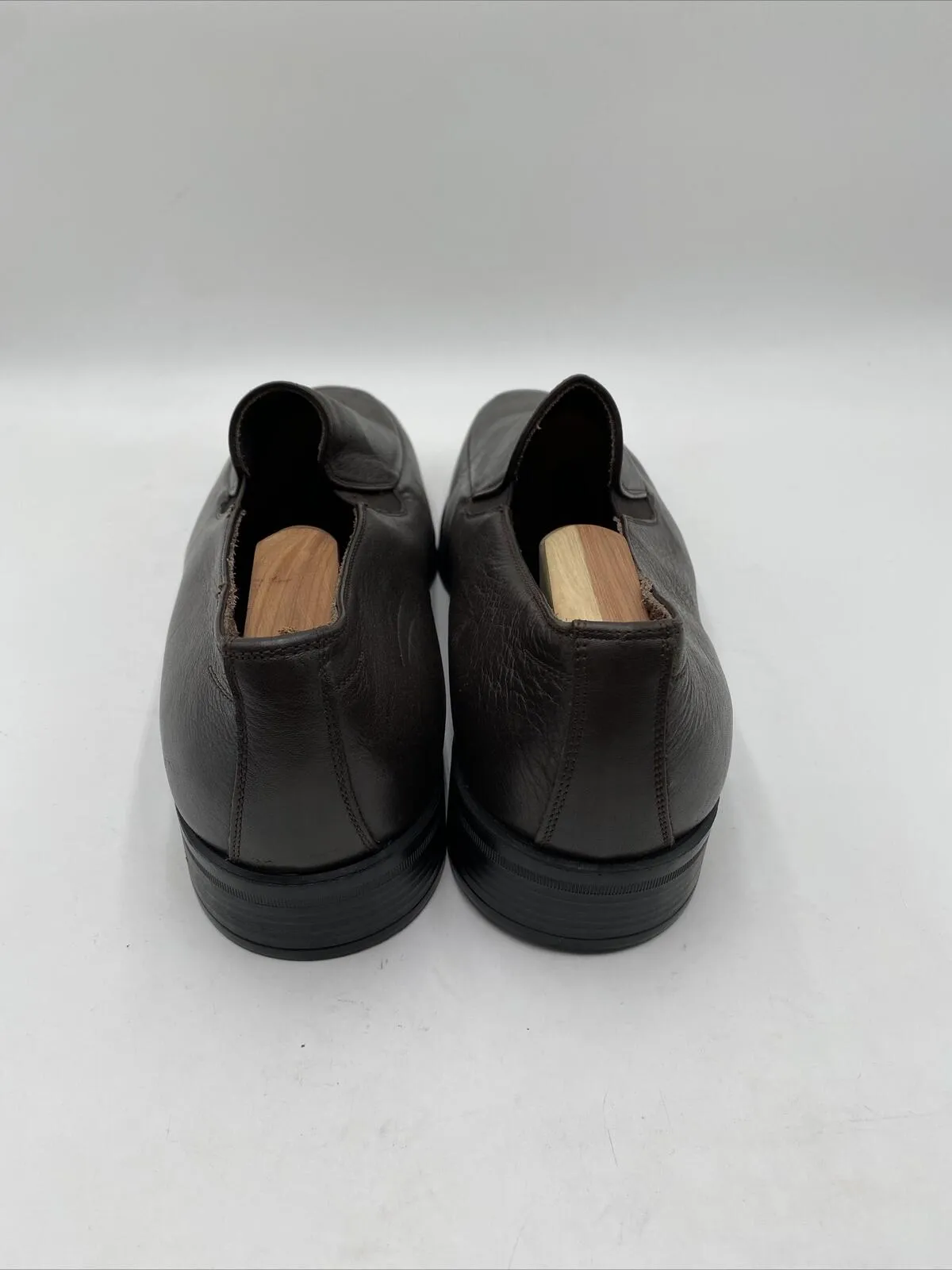 Men’s Bruno Magli Pitto Leather Loafers Men's Brown Size 13 - Very Good