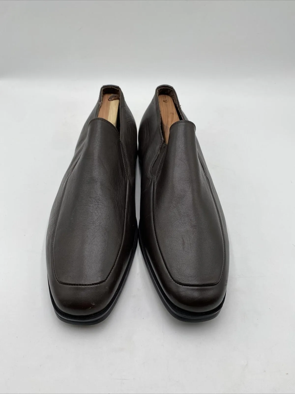 Men’s Bruno Magli Pitto Leather Loafers Men's Brown Size 13 - Very Good