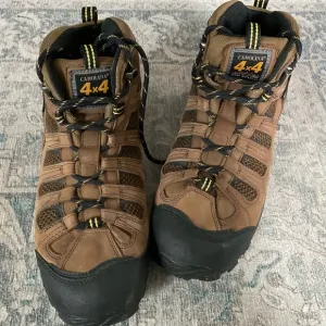 Men’s Carolina Tan &amp; Black Boots Rugged Outdoor Design