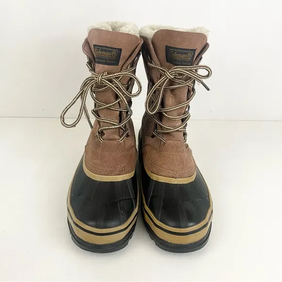 Men’s Coleman Fleece Lined Winter Lace Up Boots Mens Size 7