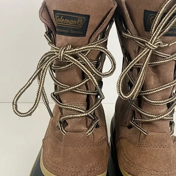 Men’s Coleman Fleece Lined Winter Lace Up Boots Mens Size 7