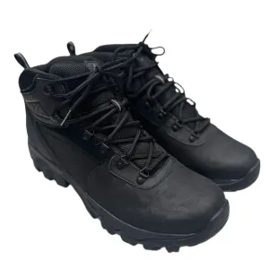 Men’s Columbia Newton Ridge Plus II Black Leather Hiking Boots- Size 13
