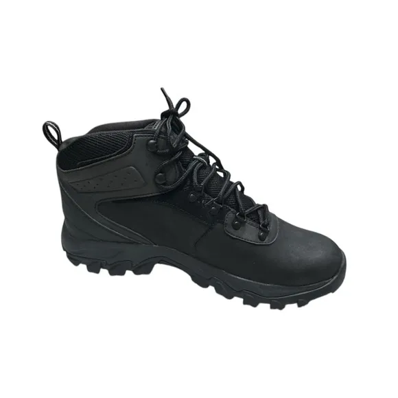 Men’s Columbia Newton Ridge Plus II Black Leather Hiking Boots- Size 13
