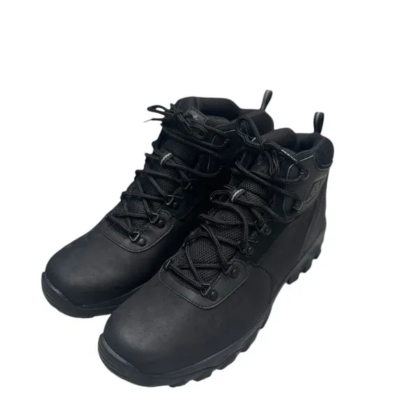 Men’s Columbia Newton Ridge Plus II Black Leather Hiking Boots- Size 13