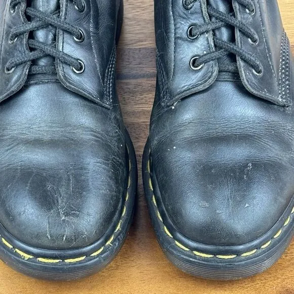 Mens Dr Martens 939 Ben Boot Made In England‎ Leather Black Shoes Size 6 M GUC