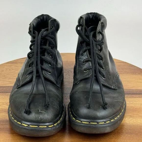 Mens Dr Martens 939 Ben Boot Made In England‎ Leather Black Shoes Size 6 M GUC