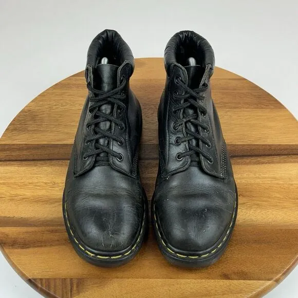 Mens Dr Martens 939 Ben Boot Made In England‎ Leather Black Shoes Size 6 M GUC