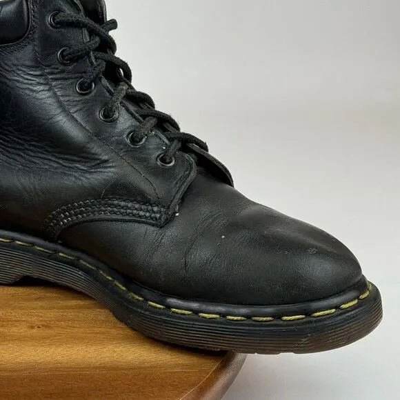 Mens Dr Martens 939 Ben Boot Made In England‎ Leather Black Shoes Size 6 M GUC