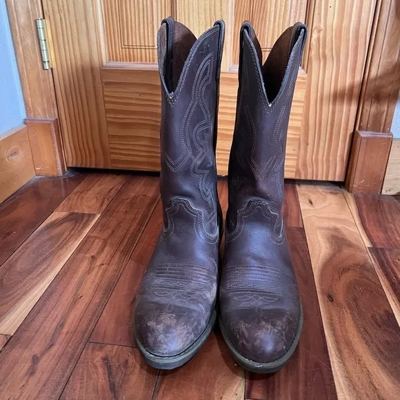 Men’s Durango 8.5 Dark Brown Cowboy Boots Western Rodeo Concert