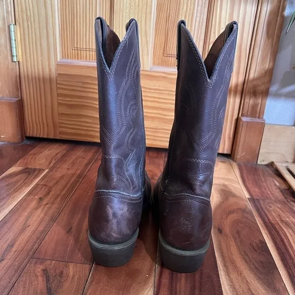Men’s Durango 8.5 Dark Brown Cowboy Boots Western Rodeo Concert