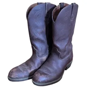 Men’s Durango 8.5 Dark Brown Cowboy Boots Western Rodeo Concert