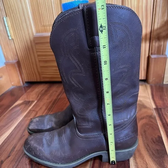 Men’s Durango 8.5 Dark Brown Cowboy Boots Western Rodeo Concert
