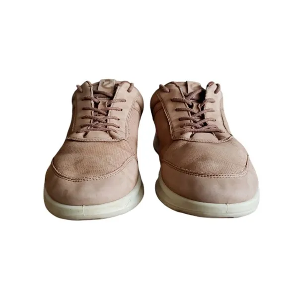Men’s Ecco Aquet Tie Oxford Shoes Size 9 EU 43 Beige Shoes Sneakers