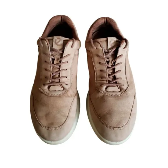 Men’s Ecco Aquet Tie Oxford Shoes Size 9 EU 43 Beige Shoes Sneakers