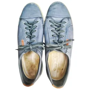 Men’s Ecco Soft 7 Long Lace Leather Sneakers Size 12