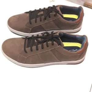 Men's Florsheim shoe Co. Brown Comfortech lace up leather sneakers size 11 NWT