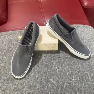Men's Gray Slip-On Shoes
