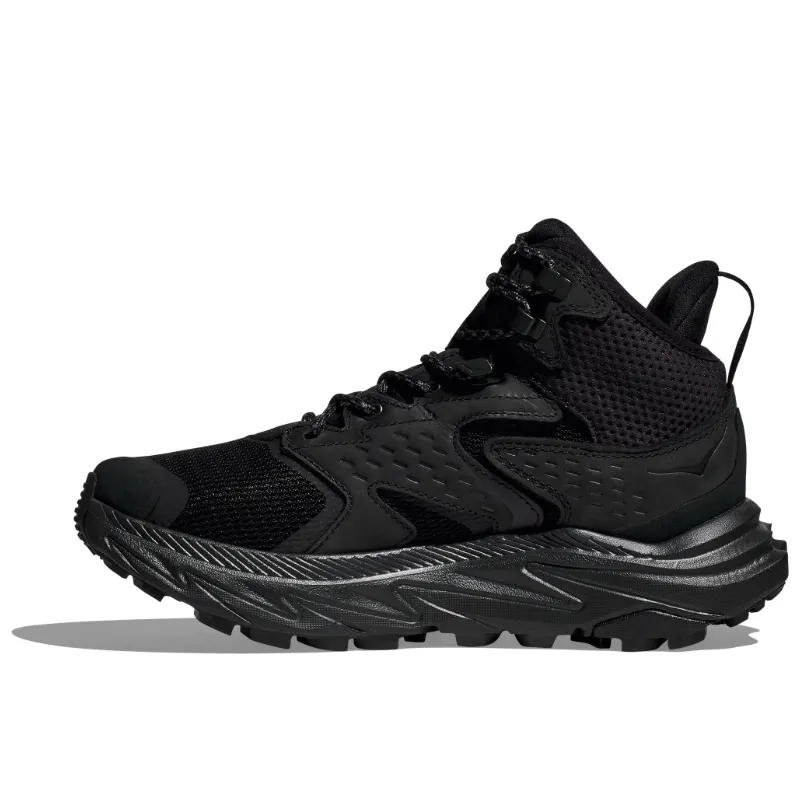 Men’s HOKA Waterproof Anacapa 2 Mid GTX – Black/Black (BBLC)