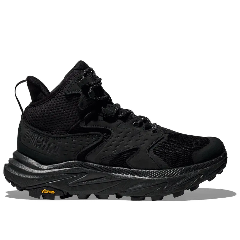 Men’s HOKA Waterproof Anacapa 2 Mid GTX – Black/Black (BBLC)