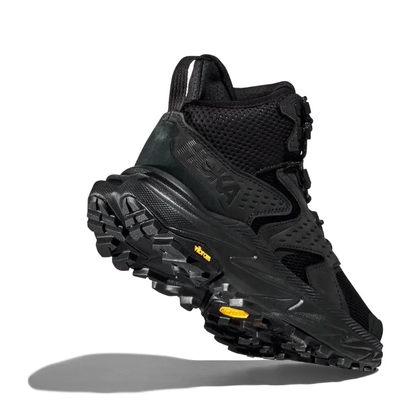 Men’s HOKA Waterproof Anacapa 2 Mid GTX – Black/Black (BBLC)