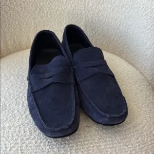 Men's Navy Suede Loafers Tods size 7,5