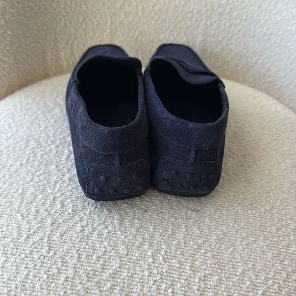 Men's Navy Suede Loafers Tods size 7,5
