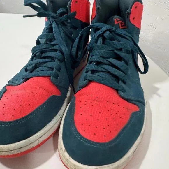 MENS NIKE AIR JORDAN 1 RETRO HIGH 332550 312 SIZE 9.5 (NO INSOLES)
