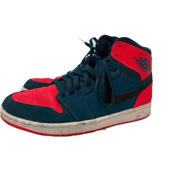 MENS NIKE AIR JORDAN 1 RETRO HIGH 332550 312 SIZE 9.5 (NO INSOLES)