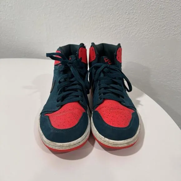 MENS NIKE AIR JORDAN 1 RETRO HIGH 332550 312 SIZE 9.5 (NO INSOLES)