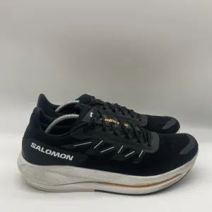 Mens Size 11.5 Salomon Spectur Low Black/White Athletic Sneakers Shoes 415896