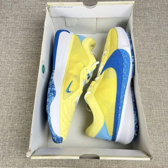 Men's Size 13 - Nike Zoom Freak 5 Yellow Blue Basketball shoes DX4985 700